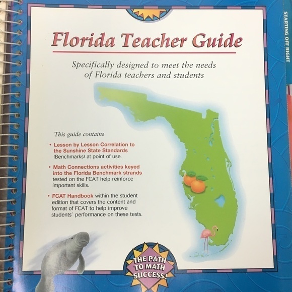 VINTAGE 1998 Grade 5 Mathematics Teacher Guide Florida The Path to Math Success - Picture 3 of 15